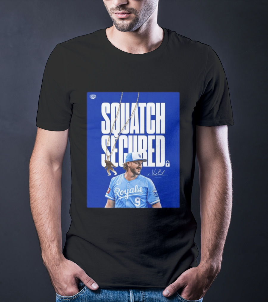 Squatch Secured Vinnie Pasquantino Royals Signature Collection T-Shirt