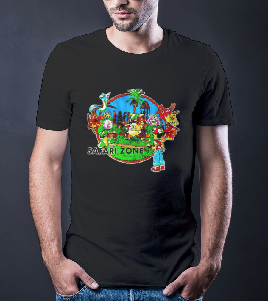 Safari Zone Pokémon Adventure With Ash Ketchum And Friends T-Shirt