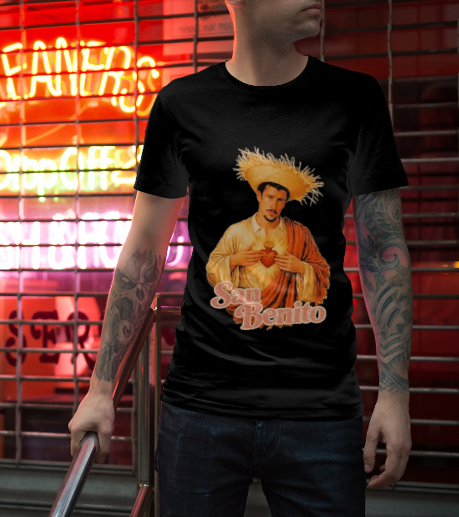 San Benito Bad Bunny Sacred Heart Aura T-Shirt