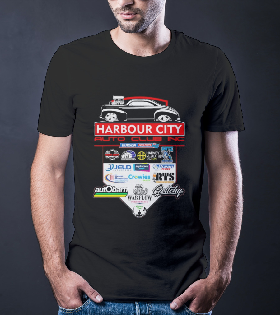 Harbour City Auto Club Burson Central Queensland Crowies Paints Inspirations Paints Wurth Ocean Tyres 2026 T-Shirt