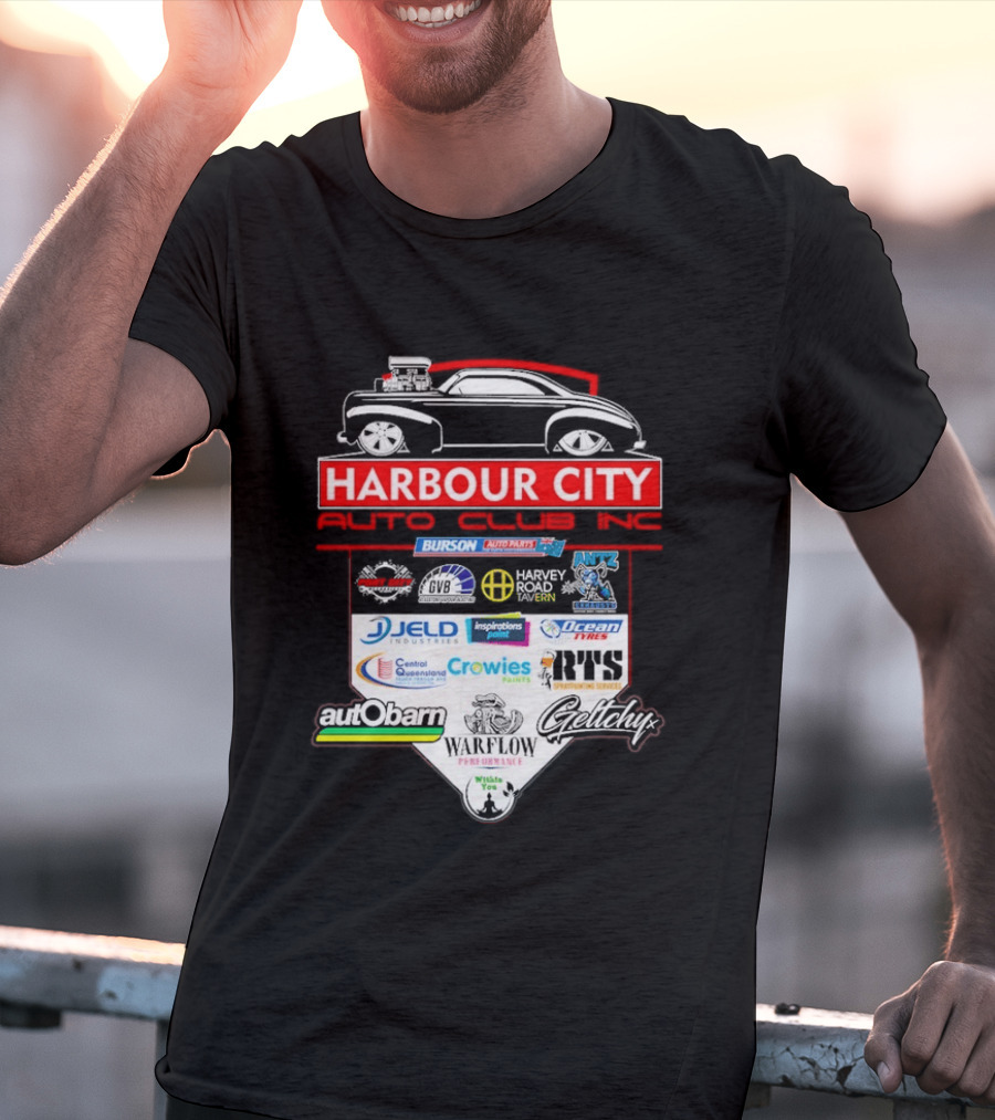 Harbour City Auto Club Burson Central Queensland Crowies Paints Inspirations Paints Wurth Ocean Tyres 2026 T-Shirt