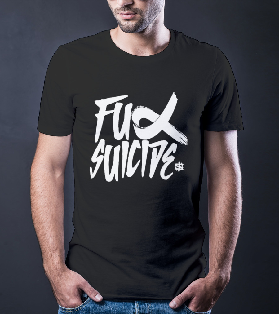 Iron Sanctuary Fuck Suicide 2025 Anti Suicide Awareness Campaign T-Shirt