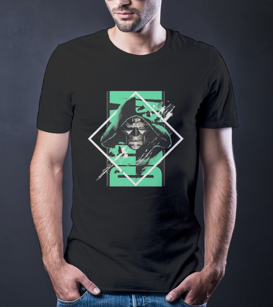 Marvel Avengers Doomsday Doctor Doom Green Black T-Shirt