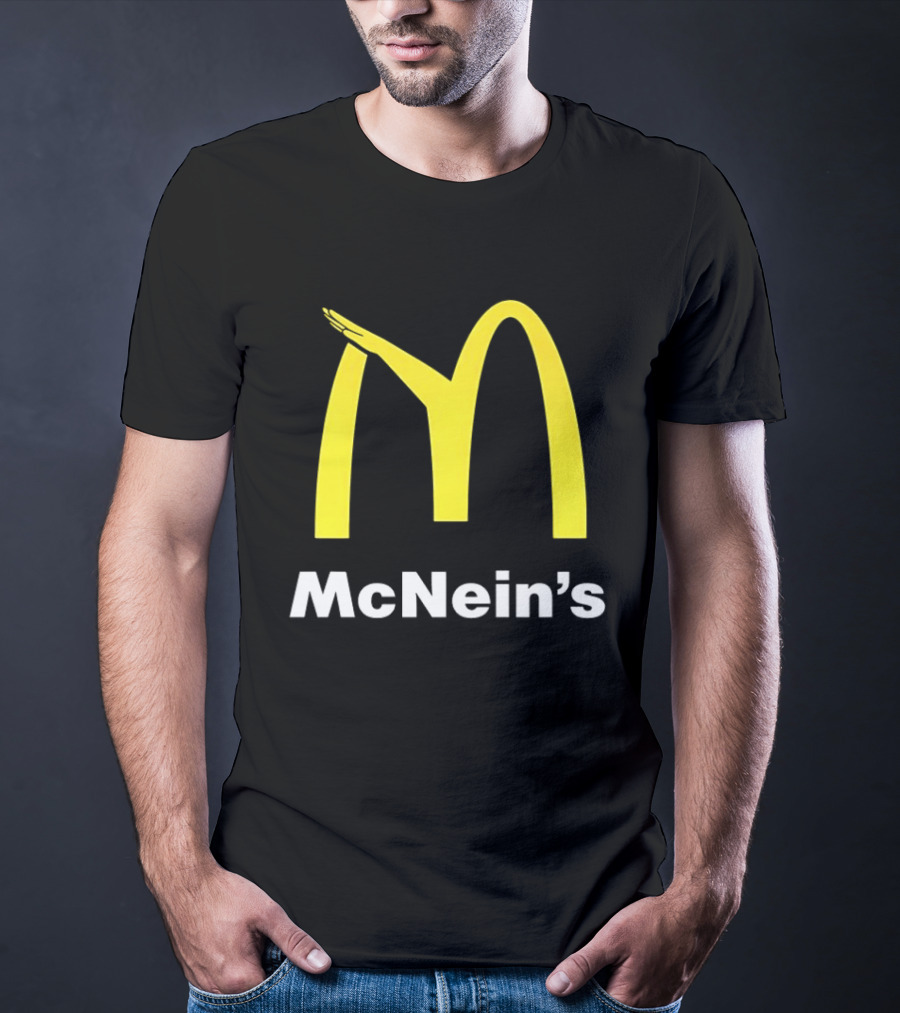 McNein's Parody Fast Food Golden Arches Collaboration T-Shirt