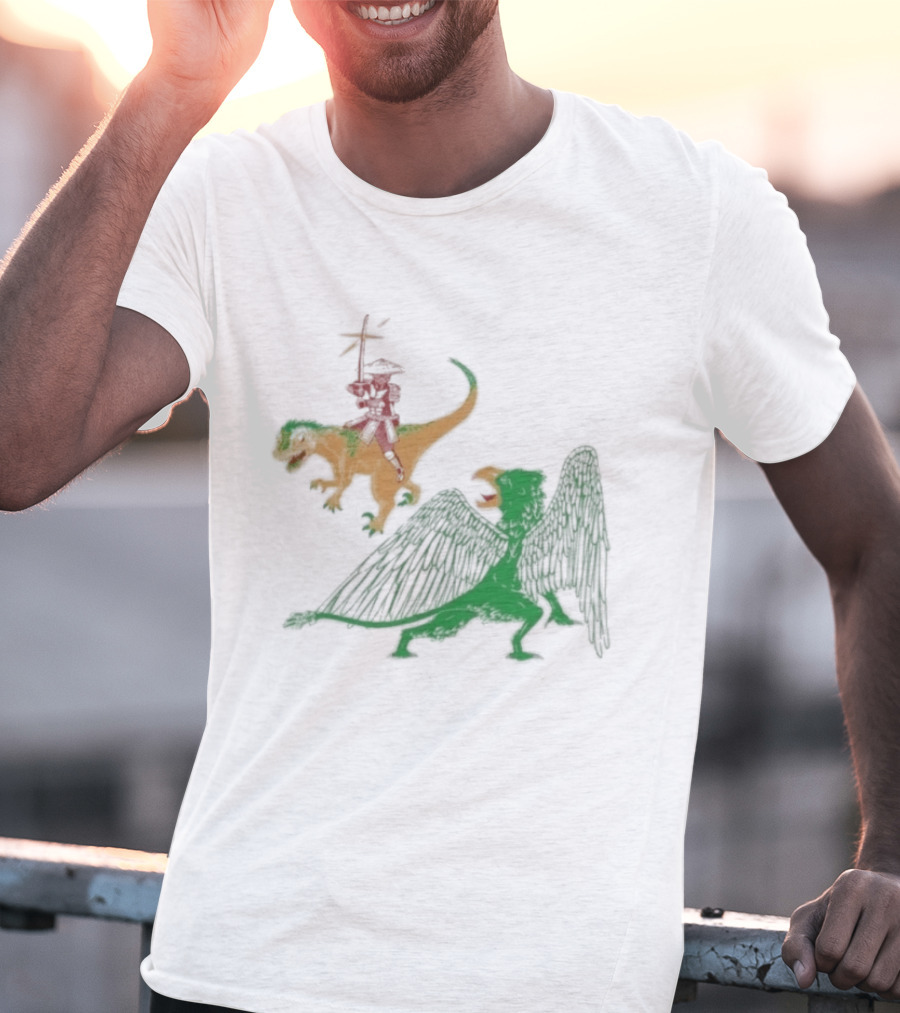 Jack Black Monster Tag Dinosaur And Griffin Fantasy T-Shirt