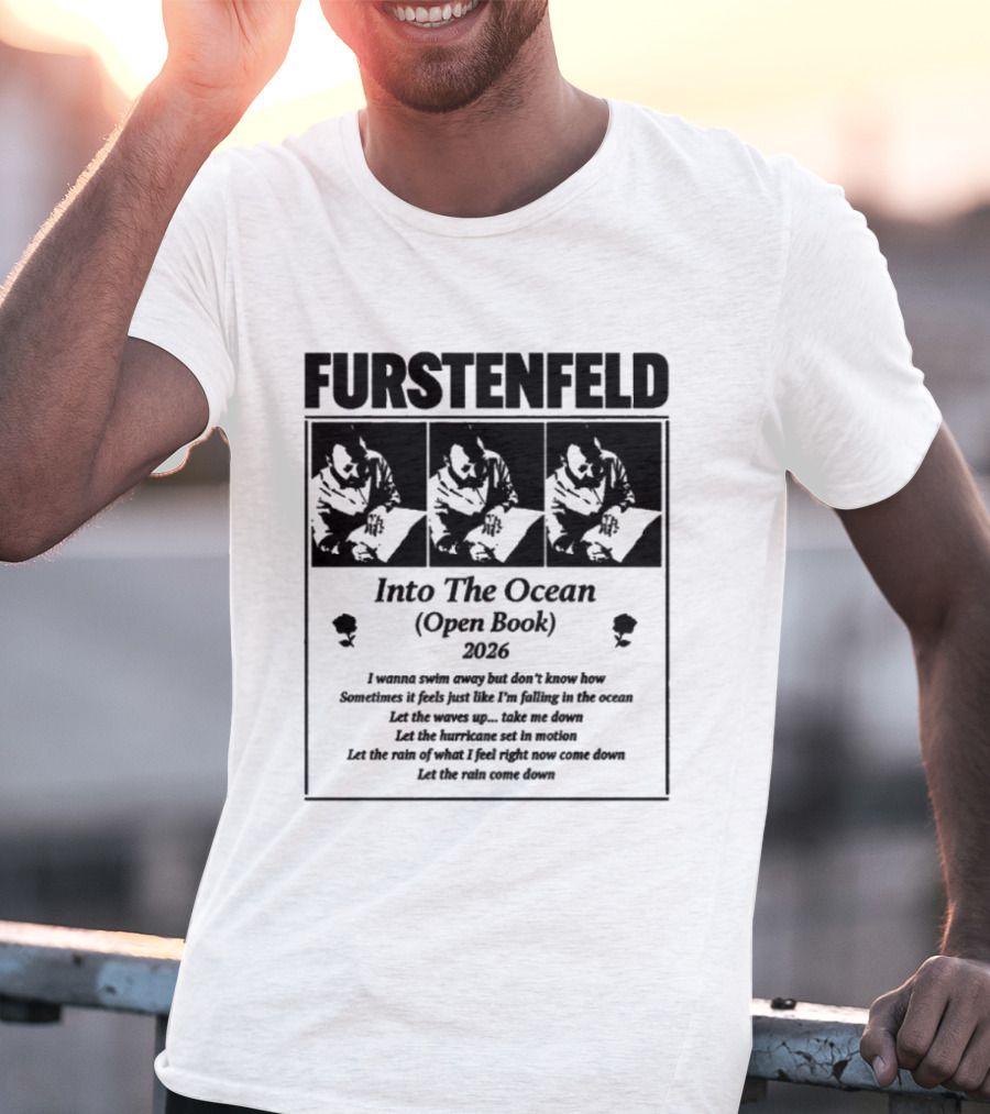 Furstenfeld Into The Ocean Open Book Lyrics 2016 T-Shirt