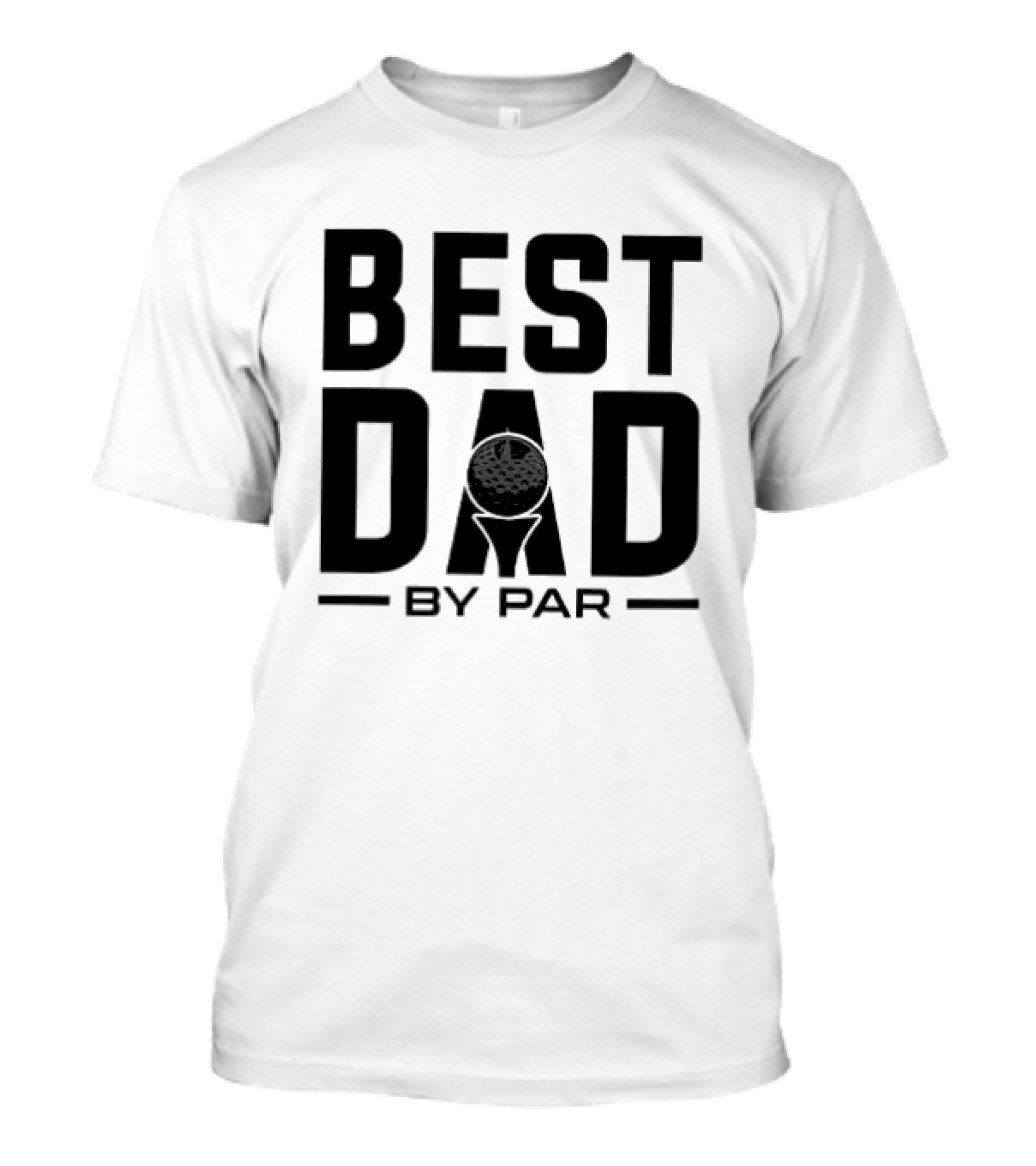 Best Dad By Par Modern Golf T-Shirt