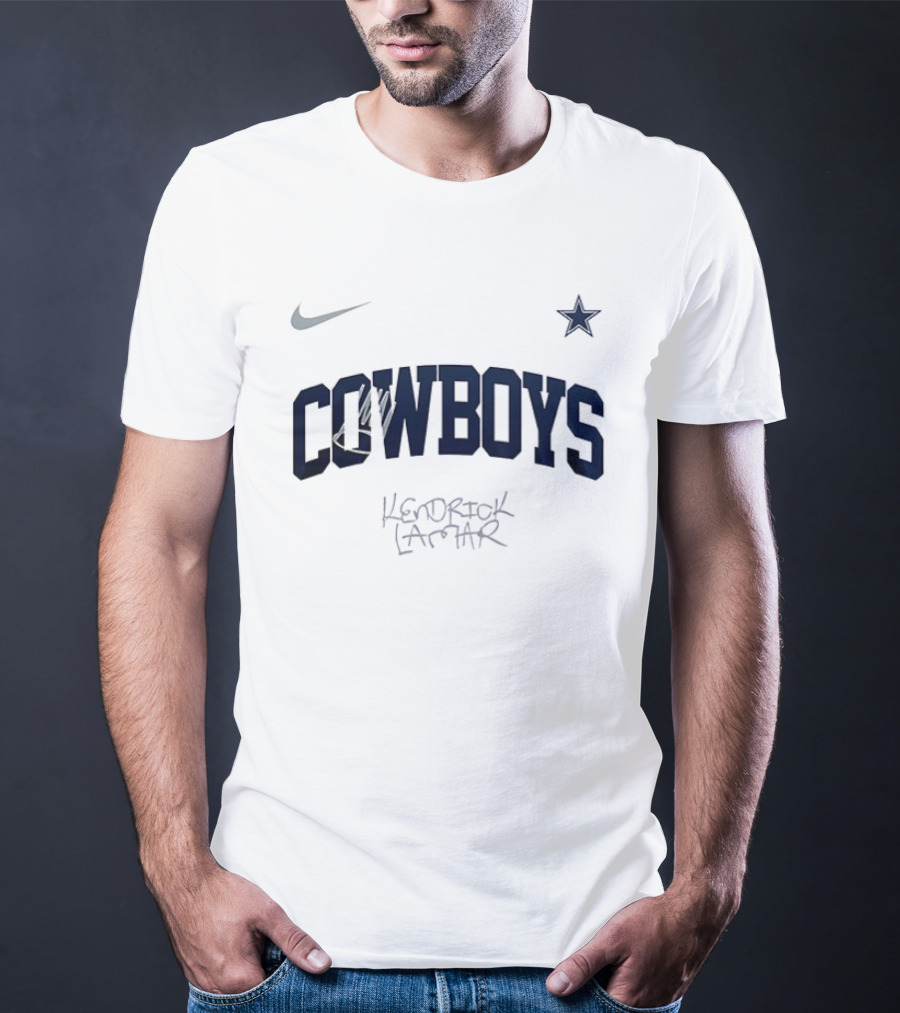 Nike Dallas Cowboys Kendrick Lamar Collaboration Cowboys Star T-Shirt