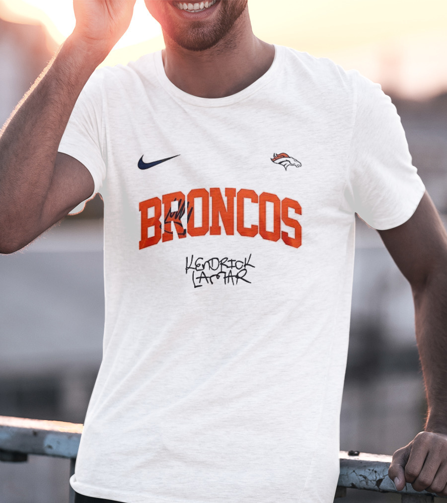 Nike Denver Broncos Kendrick Lamar King Kunta Collaboration T-Shirt