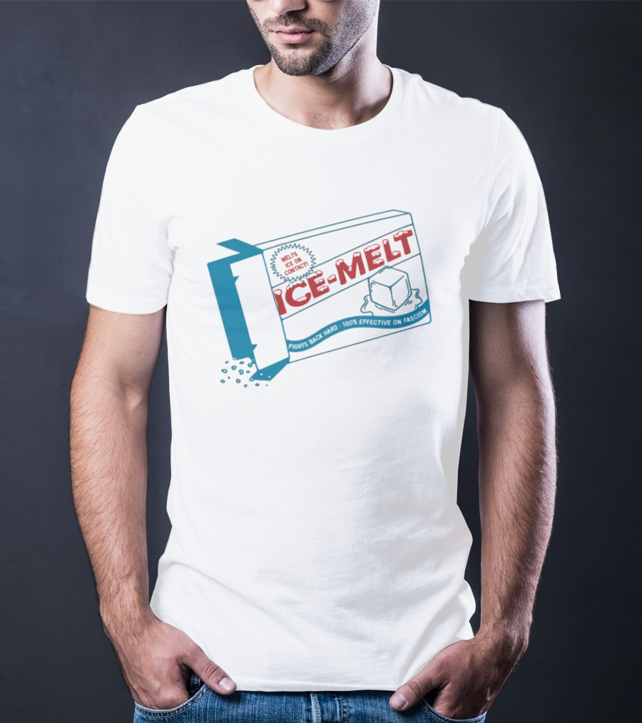 Ice Melt Salt Box Ice Cubes Winter Snow Solution T-Shirt