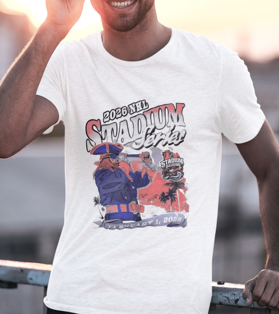 Tampa Bay Buccaneers Stadium Series 2026 Feb 1 Pirate Captain T-Shirt