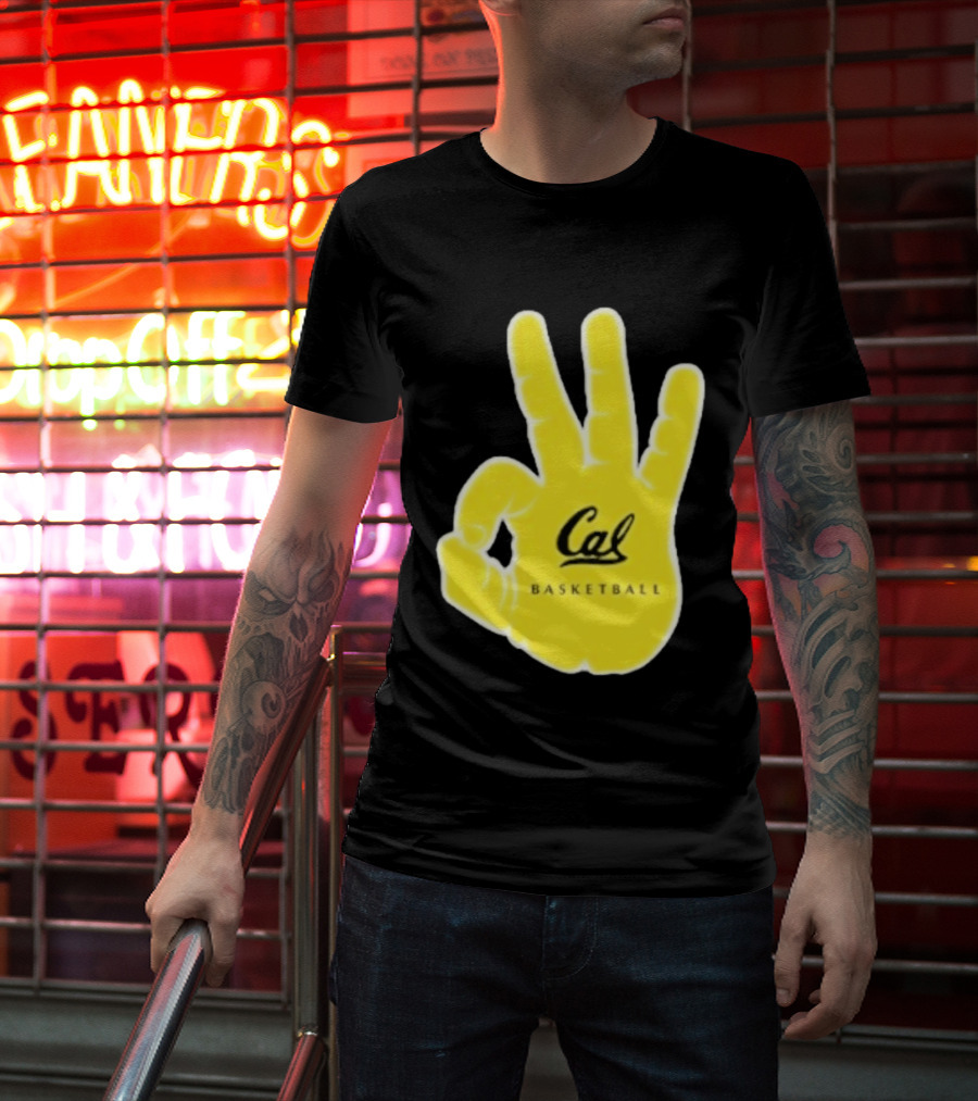 Cal Basketball Hand Sign California Golden Bears T-Shirt