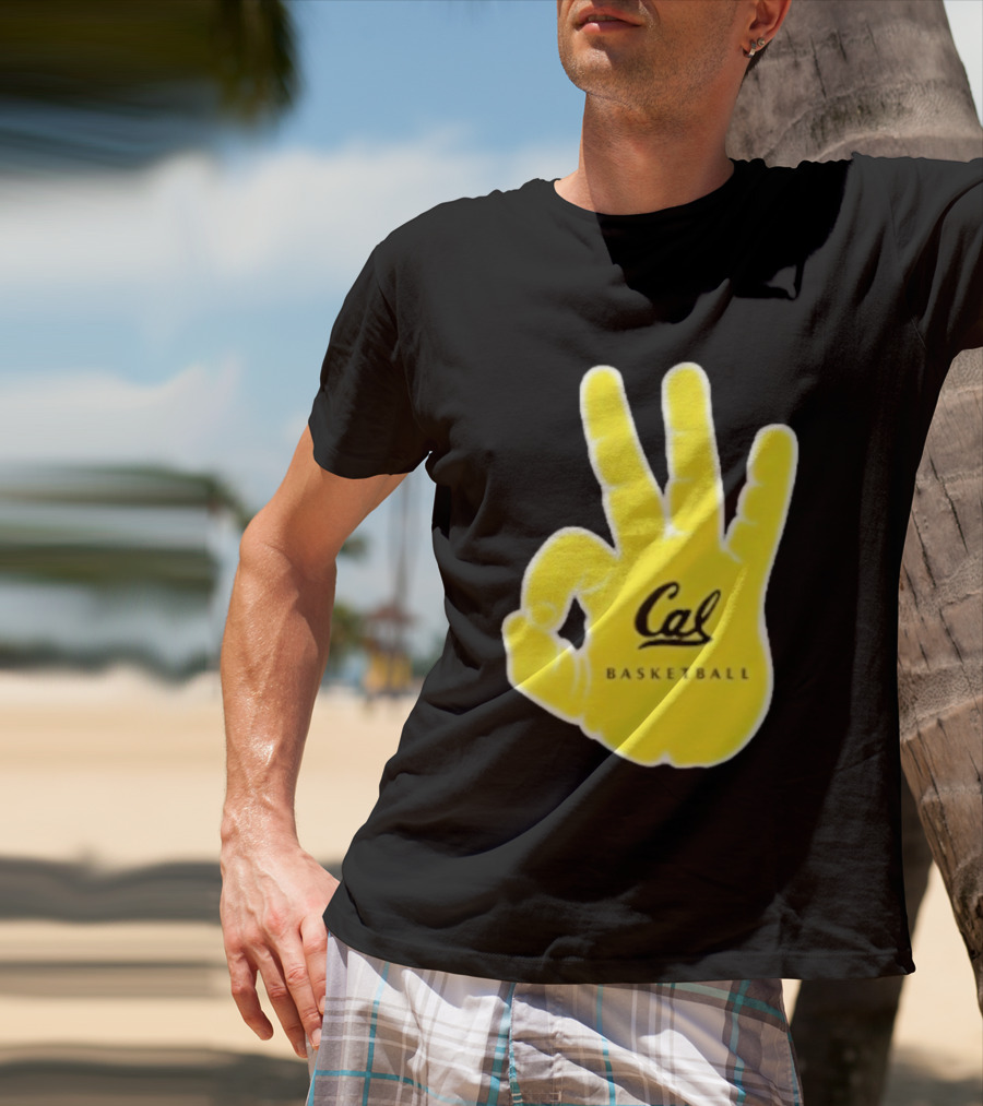 Cal Basketball Hand Sign California Golden Bears T-Shirt