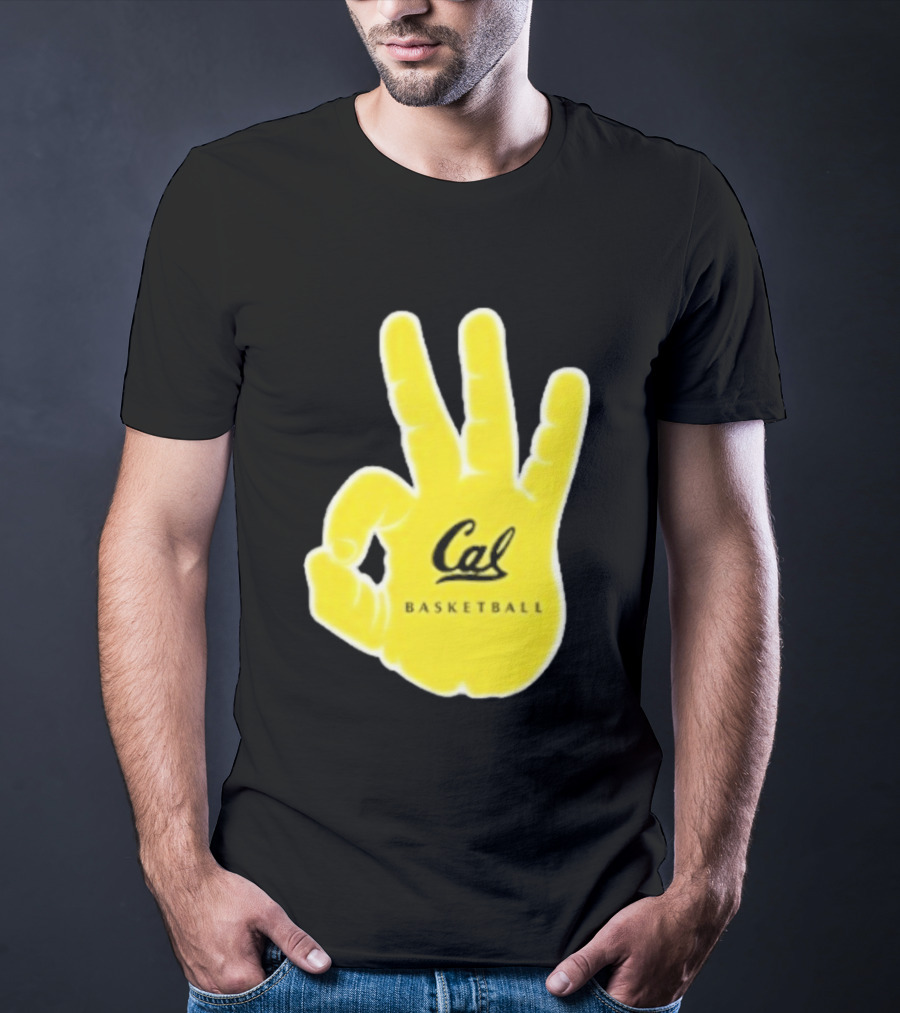 Cal Basketball Hand Sign California Golden Bears T-Shirt