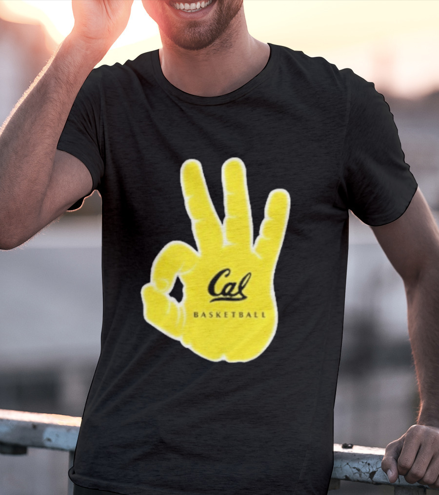Cal Basketball Hand Sign California Golden Bears T-Shirt