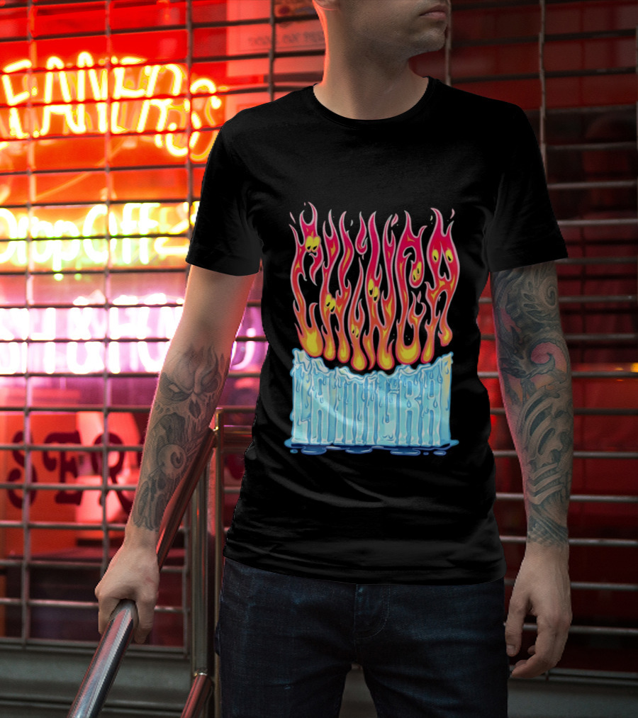 Chili Chimichanga Ice Fire Fusion Melting Pantera T-Shirt