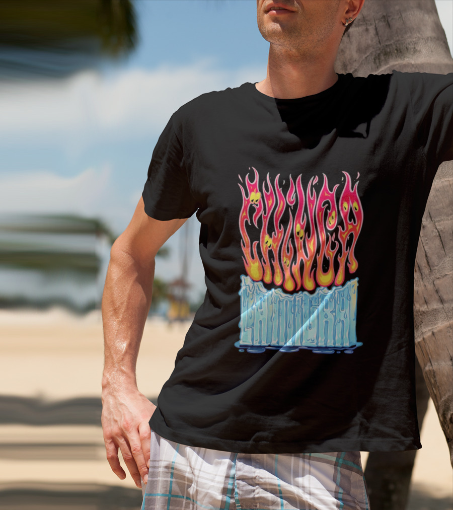 Chili Chimichanga Ice Fire Fusion Melting Pantera T-Shirt