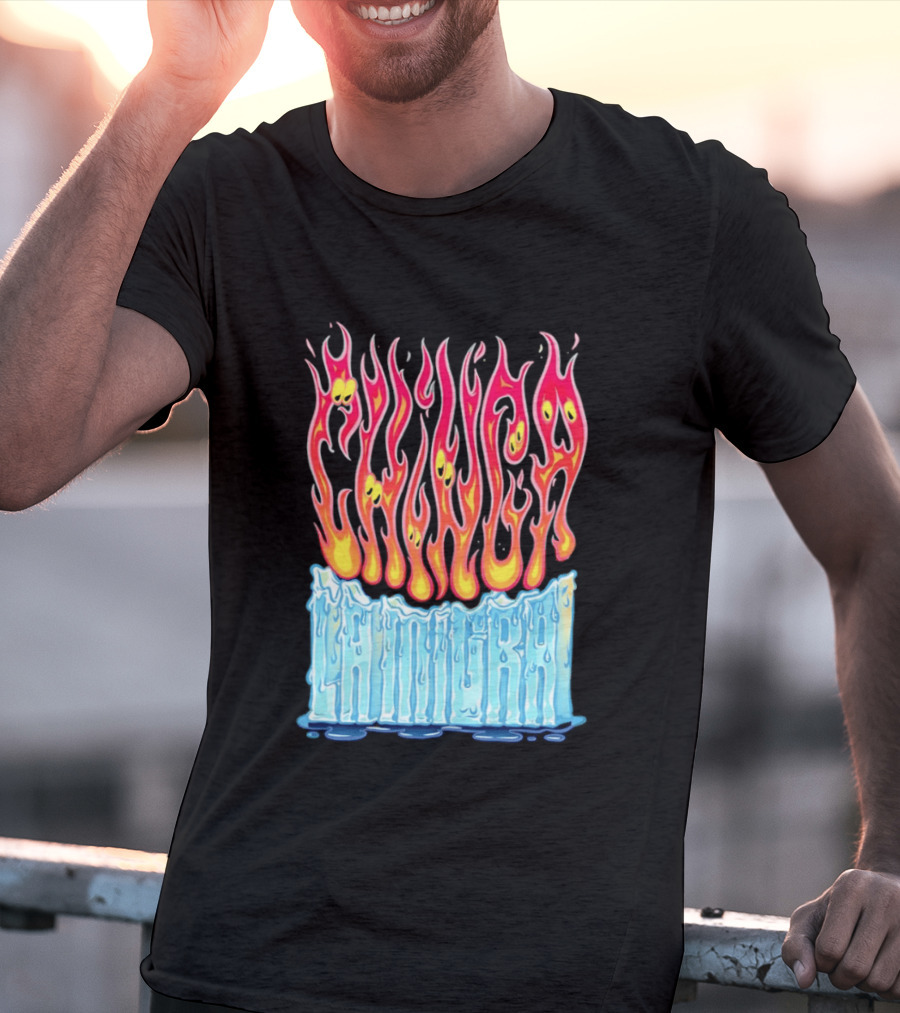 Chili Chimichanga Ice Fire Fusion Melting Pantera T-Shirt