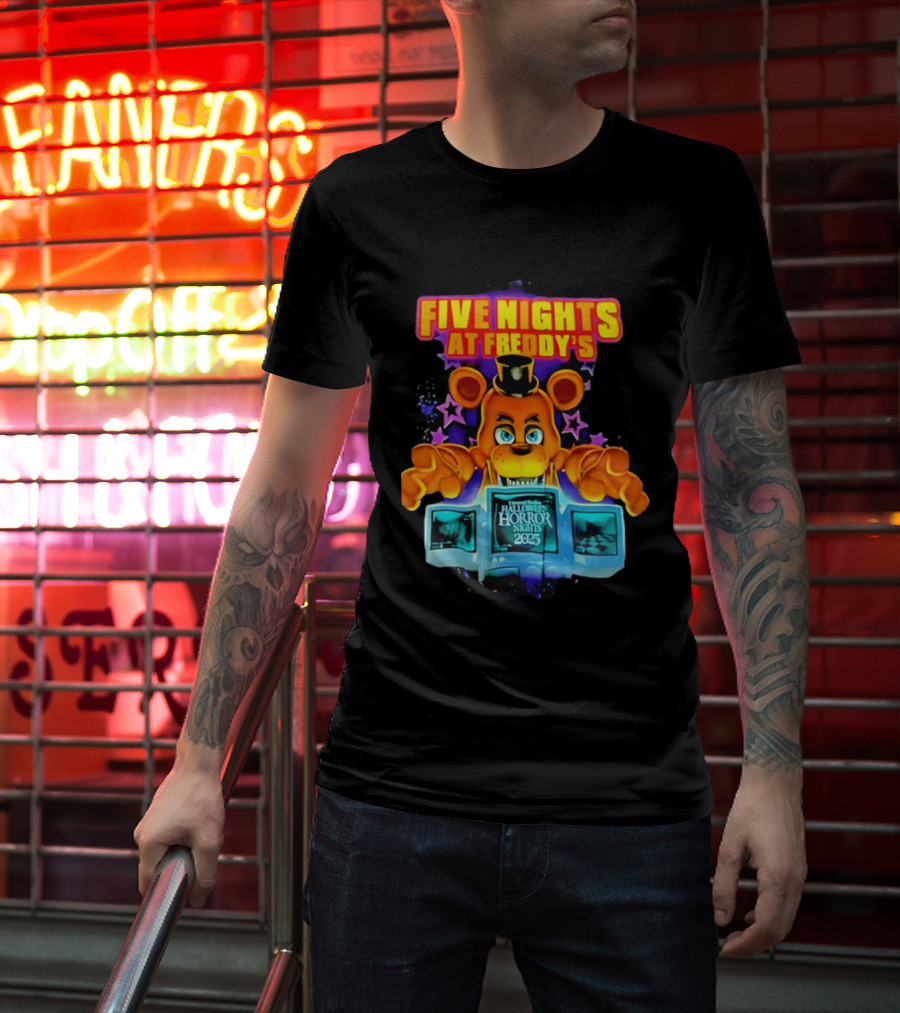 Five Nights At Freddy's Halloween Horror Nights 2025 Freddy Fazbear Animatronic T-Shirt
