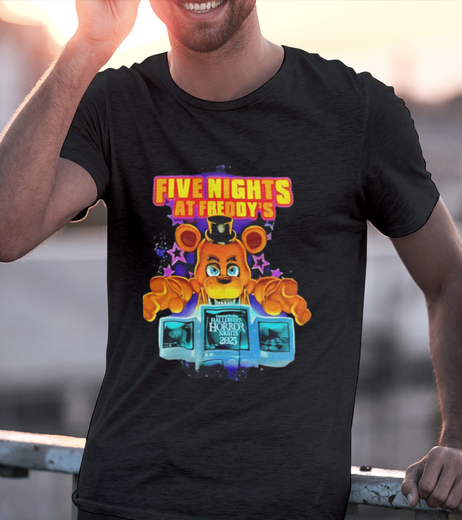 Five Nights At Freddy's Halloween Horror Nights 2025 Freddy Fazbear Animatronic T-Shirt