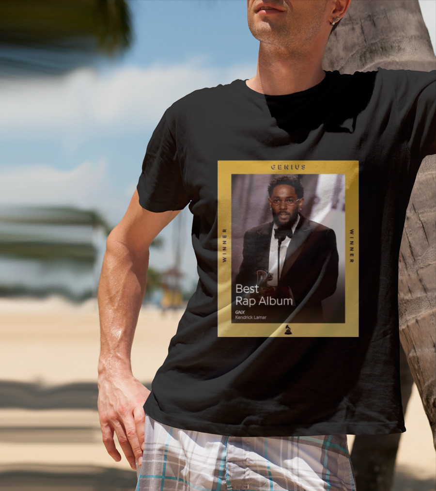 Genius Winner Kendrick Lamar Best Rap Album GNX T-Shirt
