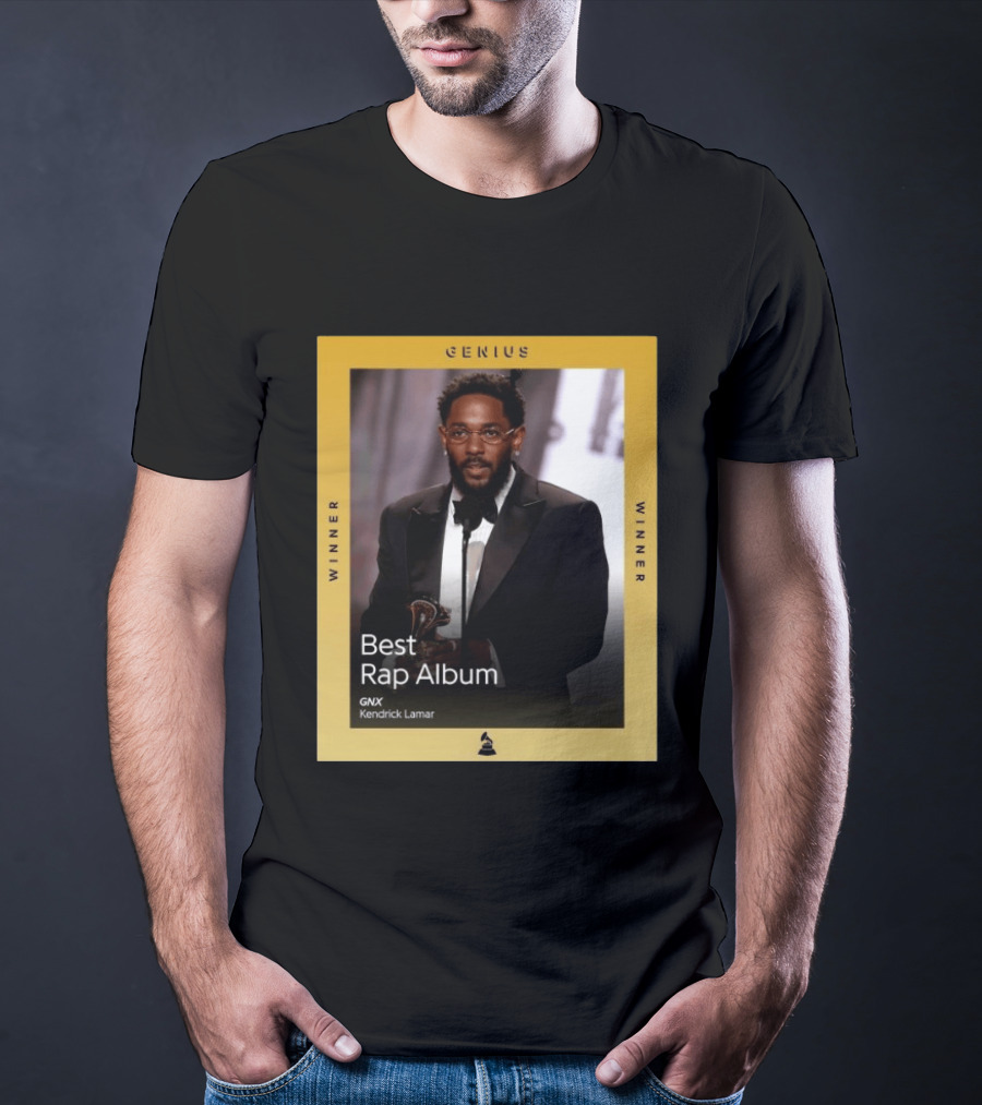 Genius Winner Kendrick Lamar Best Rap Album GNX T-Shirt