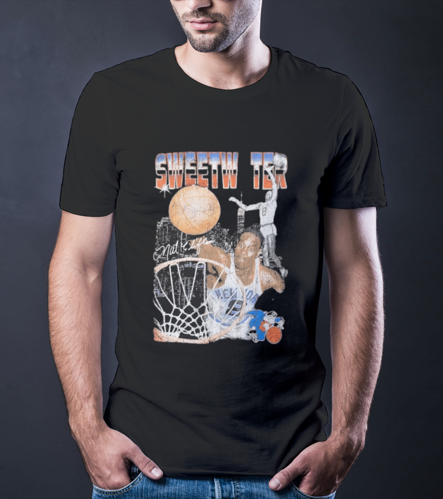 Mitchell And Ness Nathaniel Clifton Sweetwater New York Knicks NBA Pioneers Player T-Shirt