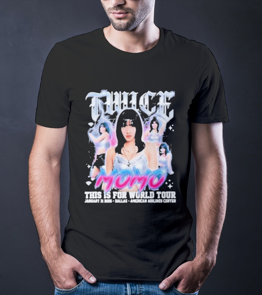 TWICE Momo This Is For World Tour August 17 2019 Kuala Lumpur Axiata Arena Concert T-Shirt