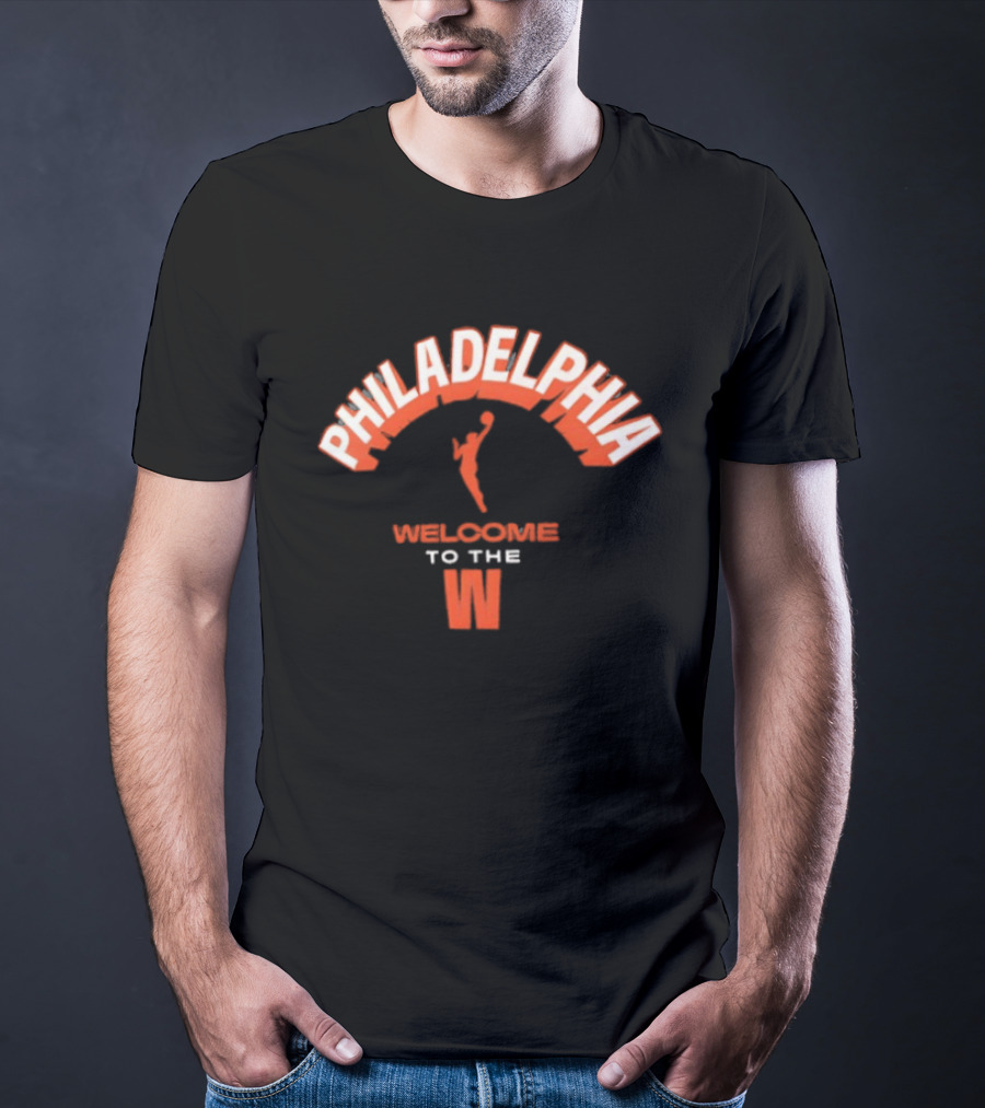 Philadelphia Welcomes To The WNBA Basketball Enthusiasts T-Shirt