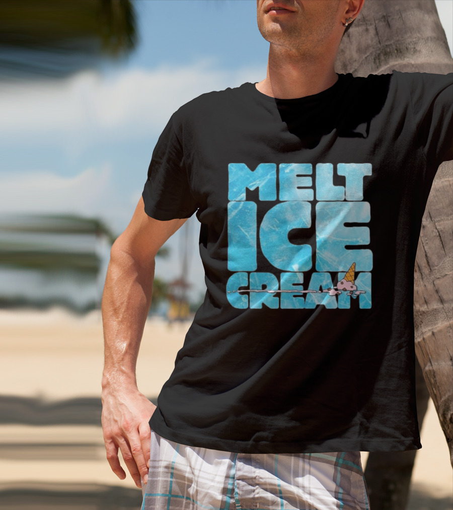 Ben & Jerry's Melt Ice Cream Frozen Treat Humor T-Shirt