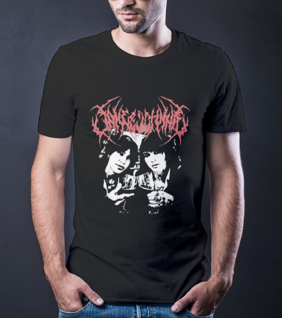 Jake Webber JNJ Metal Band Inspired Art With Dual Portraits T-Shirt