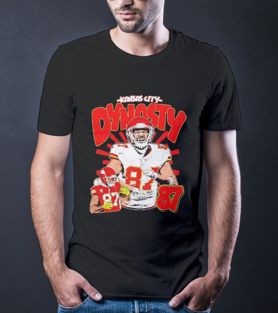 Kansas City Dynasty 87 Kelce Football Legacy T-Shirt