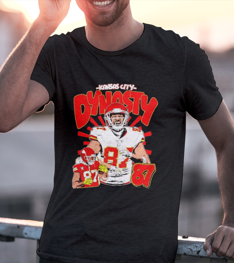 Kansas City Dynasty 87 Kelce Football Legacy T-Shirt
