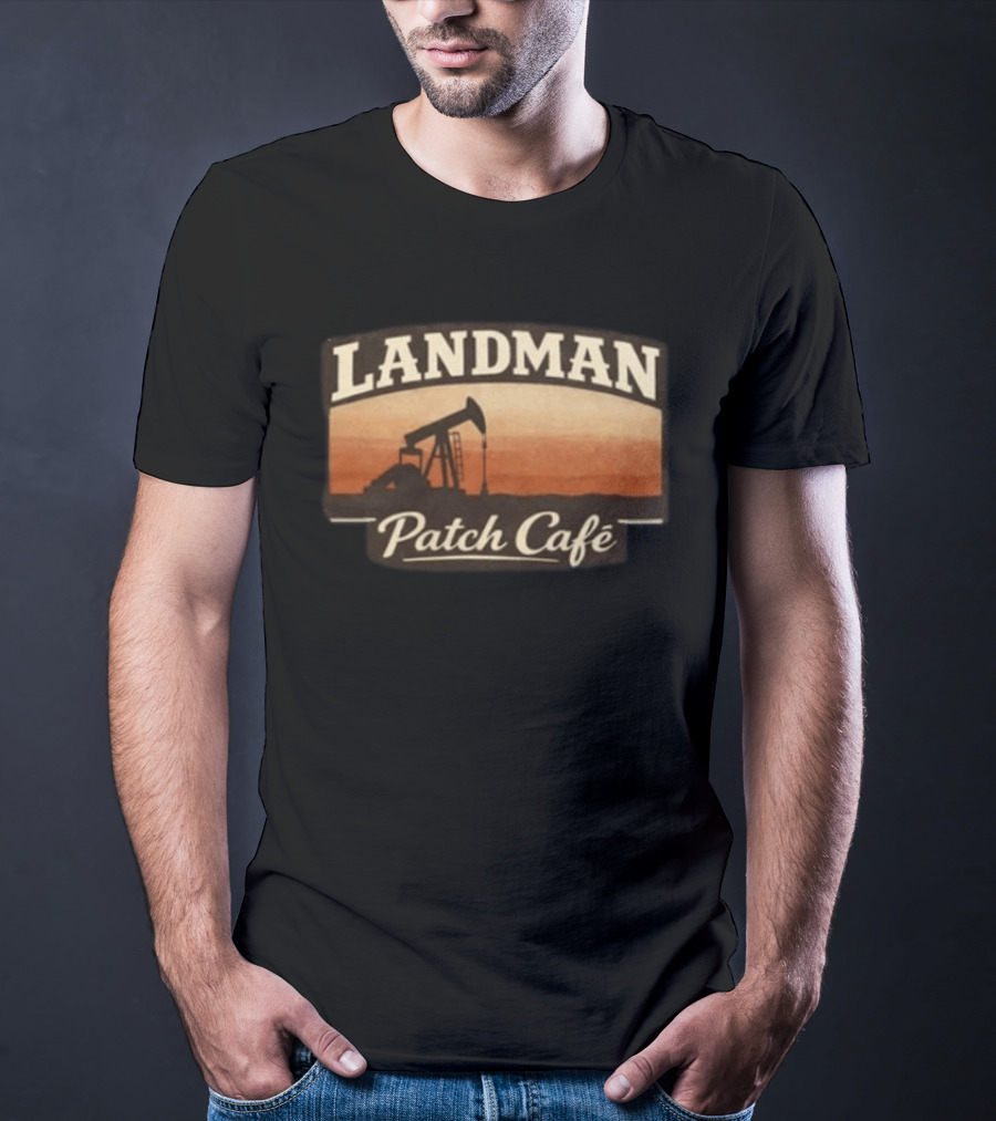 Landman Patch Café Oilfield T-Shirt