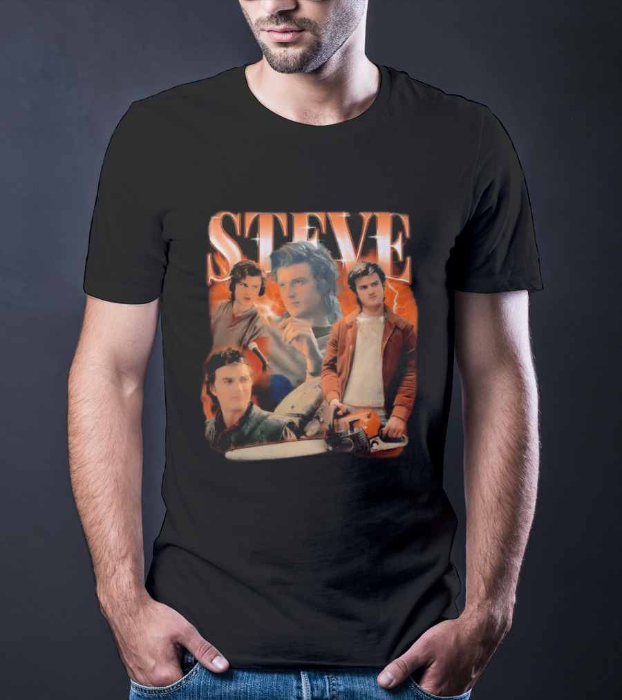 Steve Heartthrob Electric Style Stranger Things T-Shirt