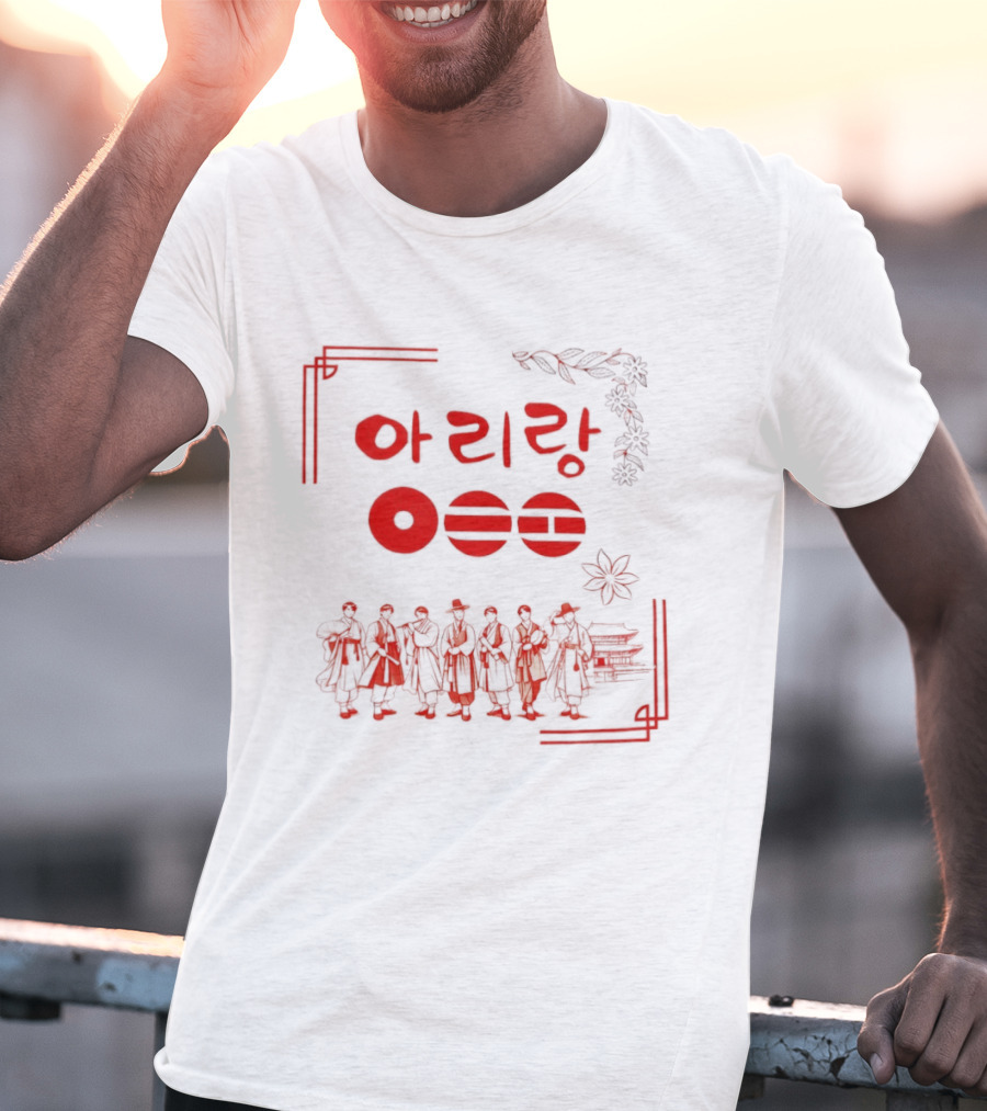 Arirang BTS World Tour K Pop Hanbok Traditional Dance Ensemble T-Shirt