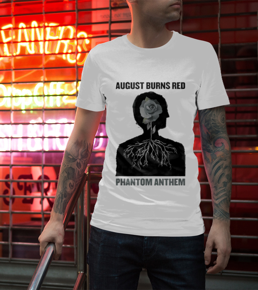 August Burns Red Phantom Anthem Rose T-Shirt
