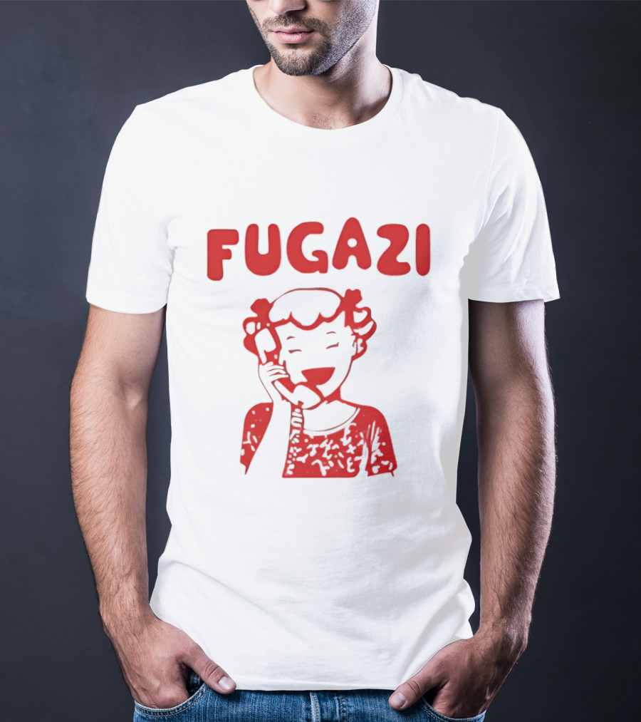 Fugazi Red Cartoon T-Shirt