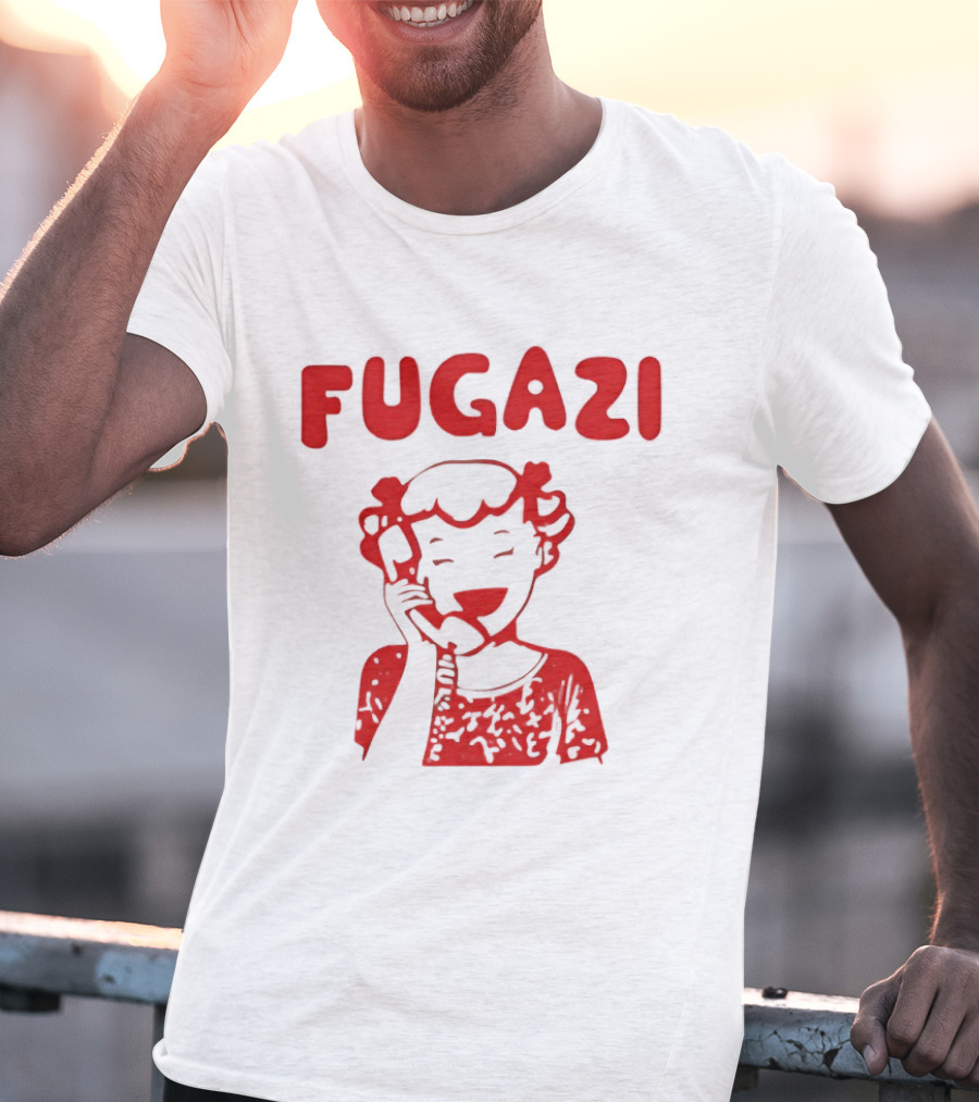 Fugazi Red Cartoon T-Shirt