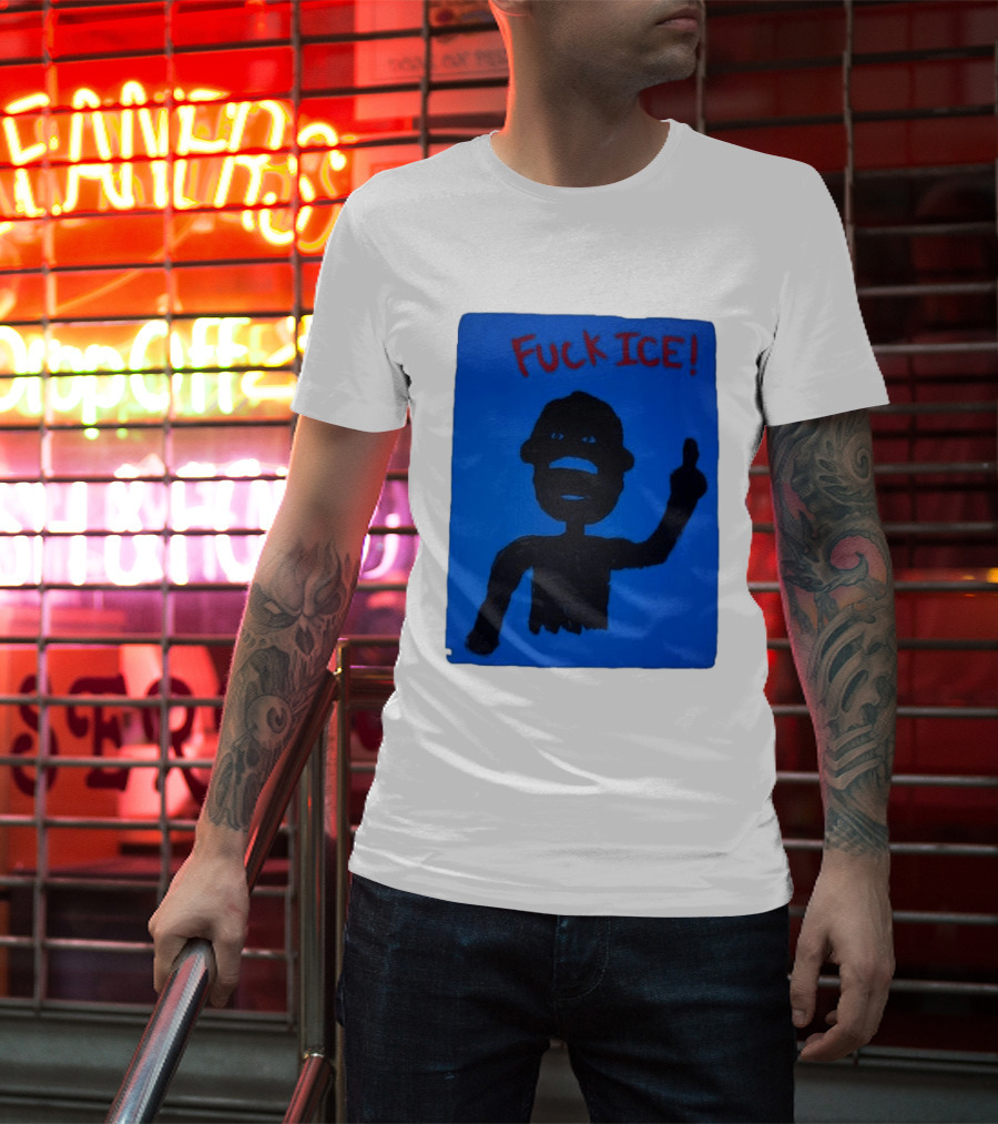 Kid Cudi Protest Message Blue T-Shirt