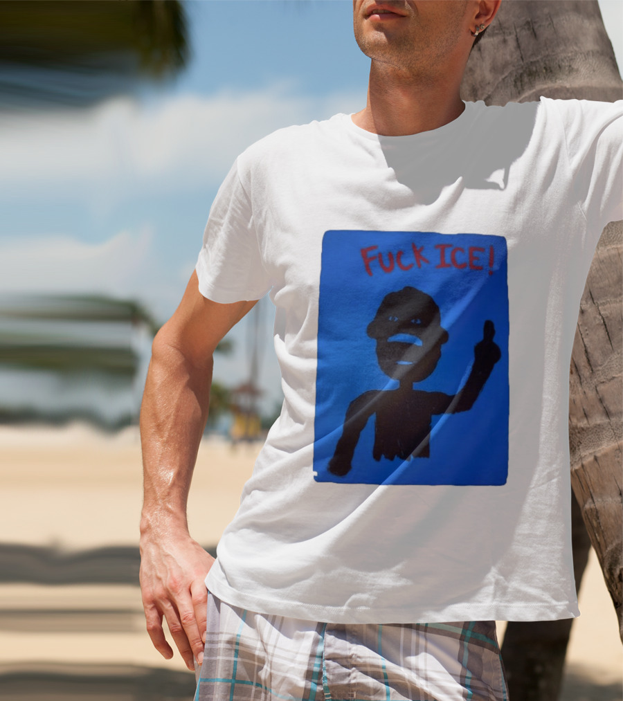 Kid Cudi Protest Message Blue T-Shirt