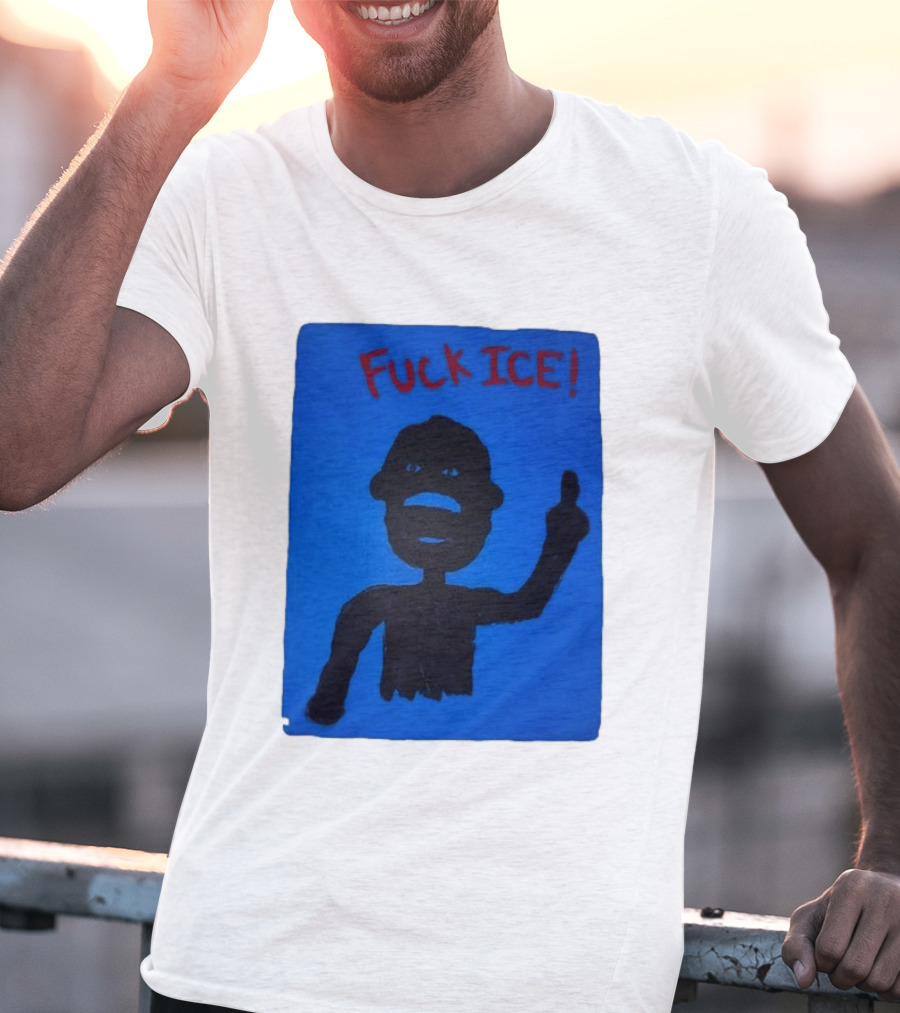 Kid Cudi Protest Message Blue T-Shirt