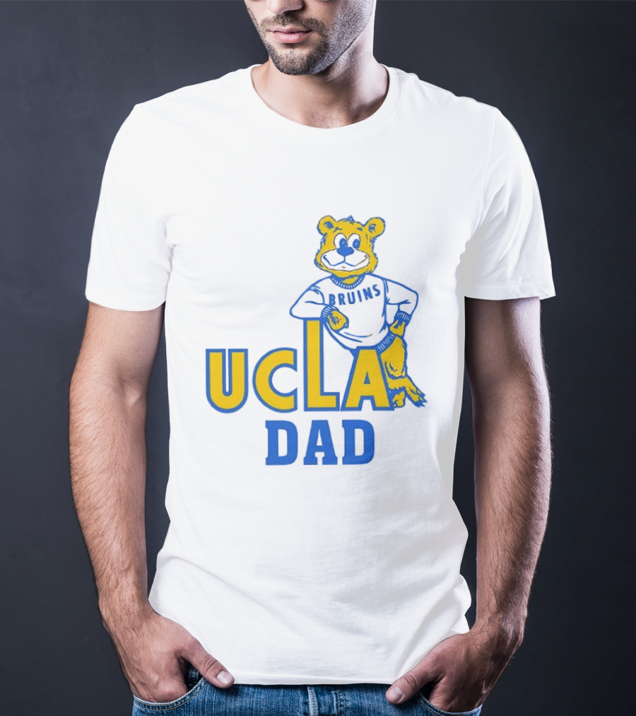 UCLA Dad Bruins Bear Mascot Official Mark Cuban T-Shirt