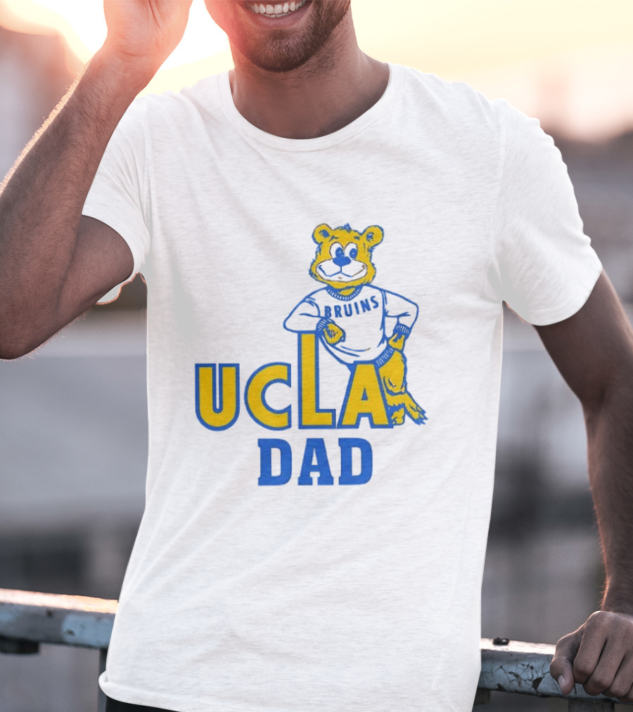 UCLA Dad Bruins Bear Mascot Official Mark Cuban T-Shirt