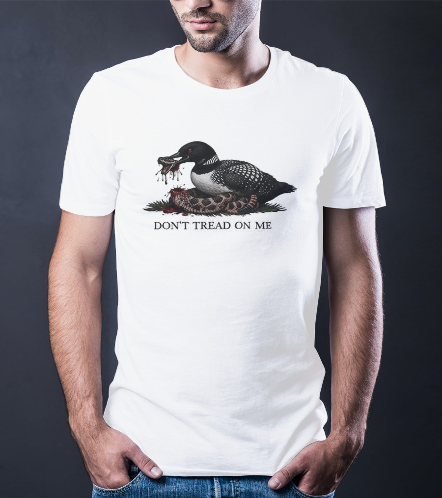 Minnesota Loon Snake Don't Tread On Me T-Shirt
