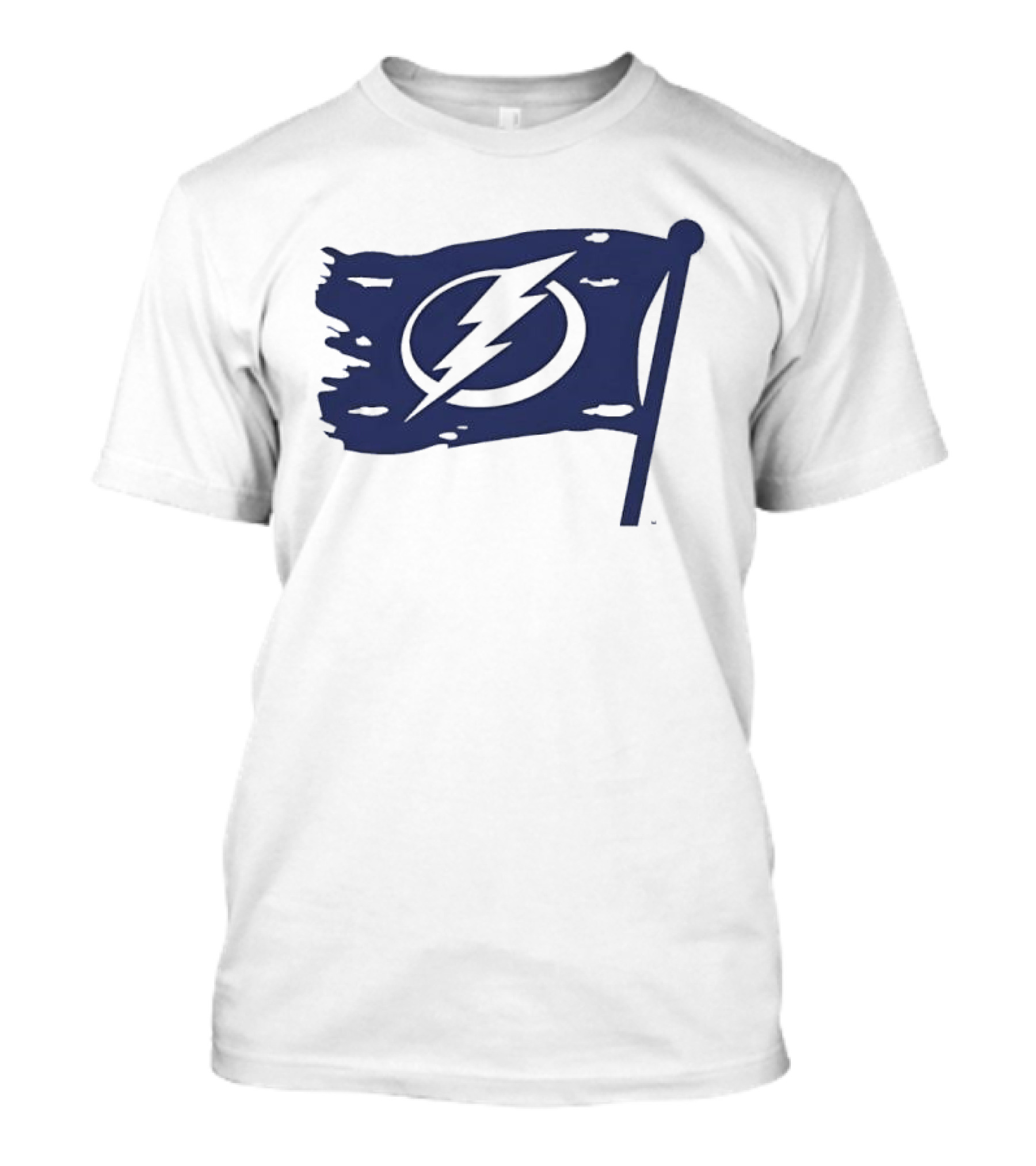 Tampa Bay Lightning 2026 Stadium Series Boyfriend Flag Lightning Bolt T-Shirt