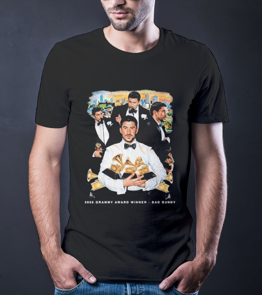 Congrats Bad Bunny 2026 Grammy Award Winner Album Of The Year T-Shirt