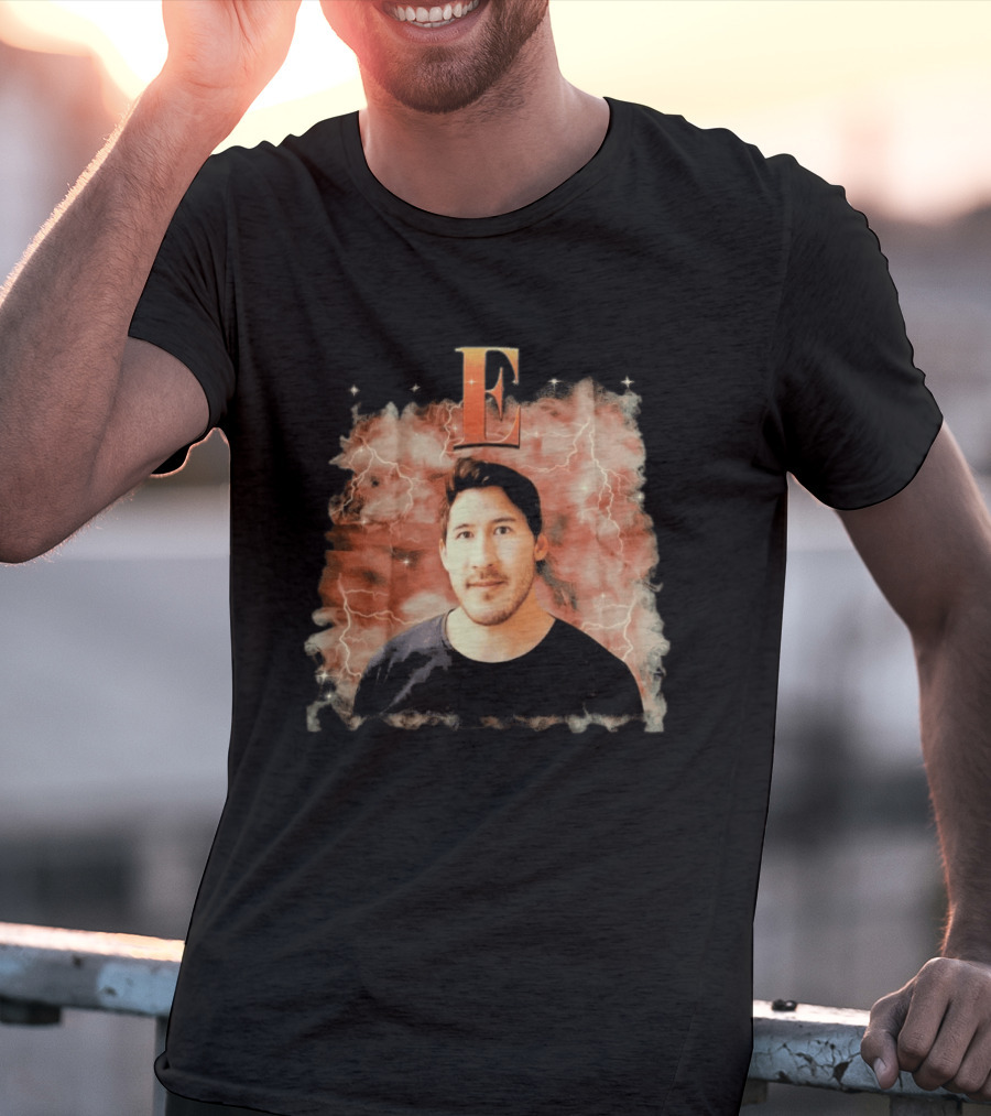 Iron Lung Movie Markiplier E Face Lightning T-Shirt