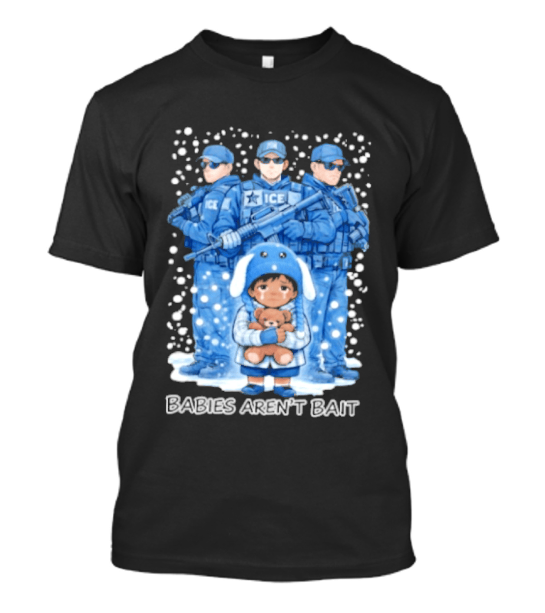 Liam Ramos Babies Aren't Bait ICE Officers T-Shirt