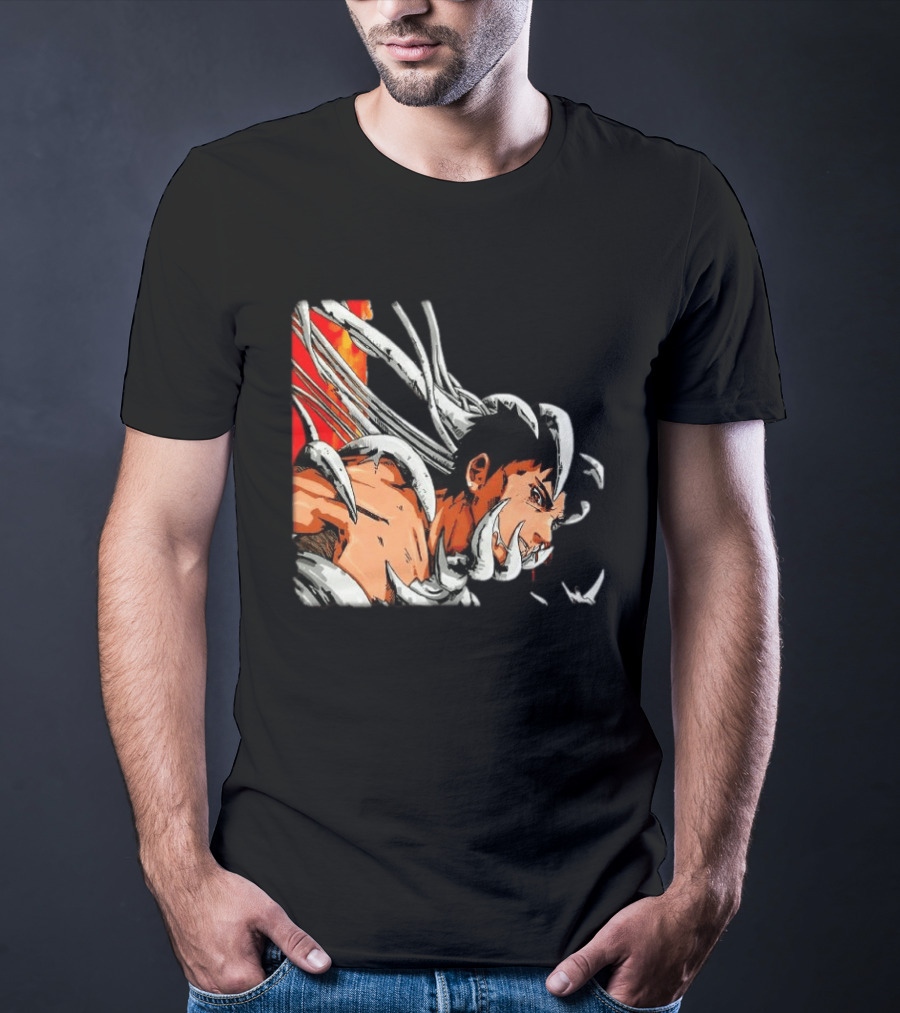 Obito Battle Mode Fourth Great Ninja War Scene Naruto Anime T-Shirt
